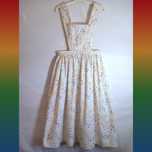 Handmade A-line Midi Pinafore Apron Pullover Jumper Butterick Pattern 6671 - Picture 3 of 13